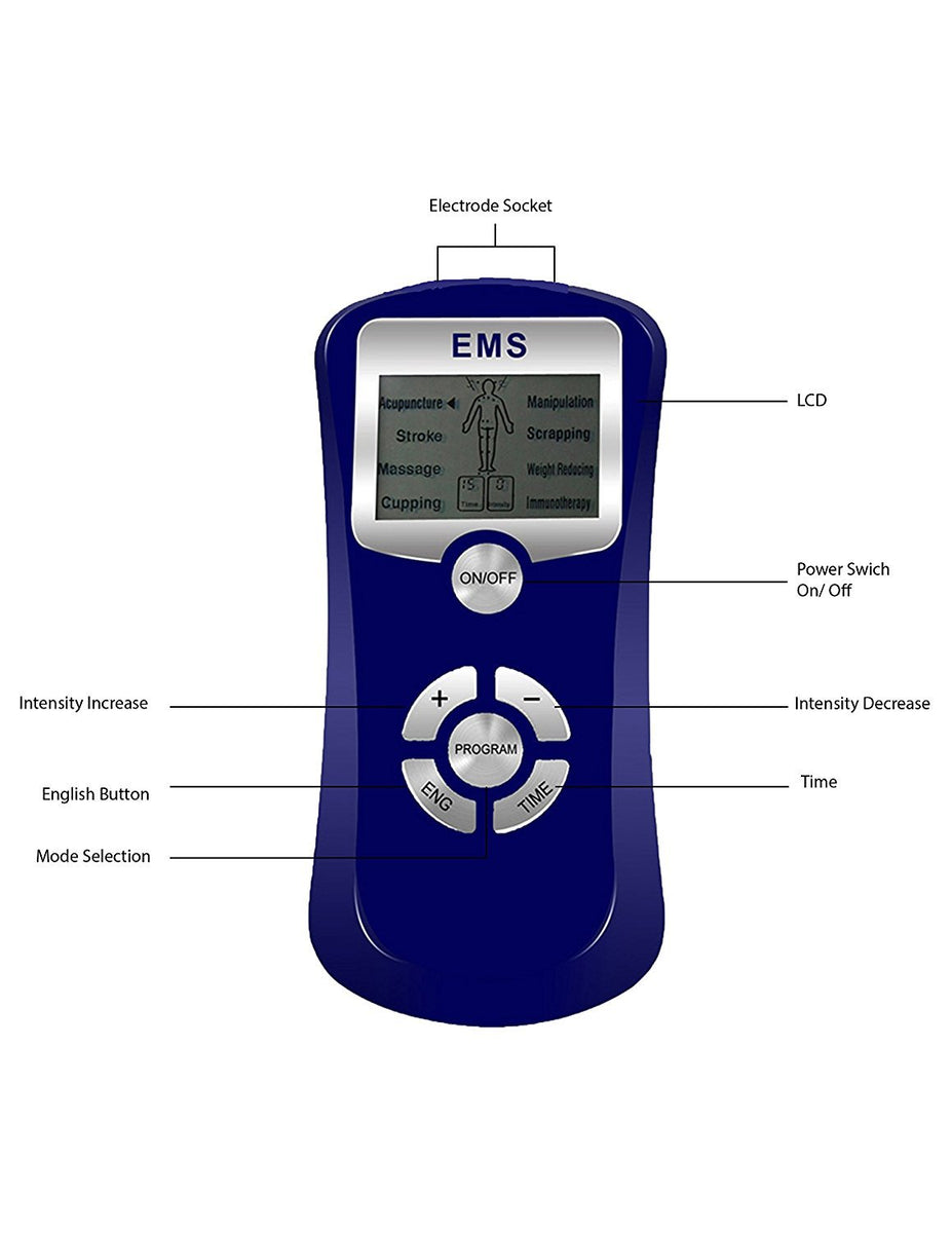 Electrical Muscle Stimulator, Electrical Stimulation Therapy, Electronic  Muscle Stimulation (EMS)