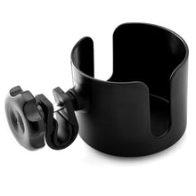 Load image into Gallery viewer, BodyHealt Adjustable Cup Holder - Black - for Any Kind of Strollers, Walkers, Wheelchairs, Rollator &amp; Knee Scooters Universal Drinking Cup Holder, Bottle Holder, No Screws Required