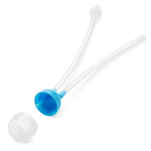 BodyHealt Baby Nasal Aspirator - Booger Remover - Newborn & Toddlers - Non-Irritation (Blue)