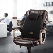 Load image into Gallery viewer, Bodyhealt Orthopedic Lumbar Support Cushion | Designed for Lower Back Pain Relief | Ideal Back Pillow for Office Chair, Car Seat, Wheelchair | Includes a Small Adjustable Lumbar Pillow