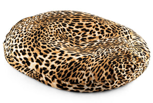 BodyHealt Donut Seat Ring Cushion Comfort Pillow for Hemorrhoids, Coccyx, Prostate, Pregnancy, Post Natal Pain Relief, Surgery (Leopard, 18 Inch)