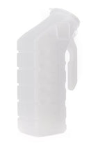 Load image into Gallery viewer, BodyHealt Deluxe Male Urinal Incontinence Pee Bottle 32oz./1000ml with Cover (Standard Lid, Pack of 2)