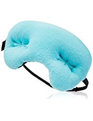 Bodyhealt Pain Relief Compression Sleeping Mask | Breathable Cotton Eye Pillow With Adjustable Strap & Massaging Beads | Soothe Puffy Eyes & Redness, Eliminate Headaches & Block Out Lights (Teal)