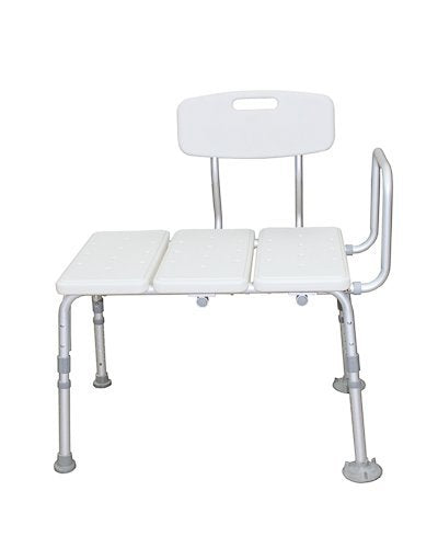 BodyHealt Adjustable Height Tub Transfer Bench with - Suction Cups to Provide Added Safety