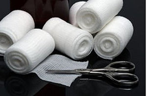 BodyHealt Stretch Gauze Bandage Roll, Non-Sterile4 Inch Length x 4 Yards (12 Pack)