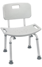 Load image into Gallery viewer, Aluminum Bath Chair - Shower Bench Chair With Handle - With Or Without Back Stool Safety Bathtub Seat by BodyHealt (With back)