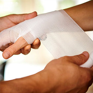 BodyHealt Stretch Gauze Bandage Roll, Non-Sterile 4 inch Length x 4 Yards (24 Pack)