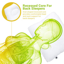Load image into Gallery viewer, Bodyhealt Cervical Spine Pillow - Improves Orthopedic Health Reduce Neck Shoulder &amp; Back Pain Standard Firm Full Size for Therapeutic Happy Sleep