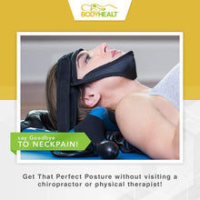 Load image into Gallery viewer, Cervical Traction Device, Neck Exerciser - Posture Neck Exercising Cervical Spine Hydrator Pump | Neck Traction Device |Relief for Stiffness, Relieves Neck Pain, Neck Curve Restorer| Posture Corrector