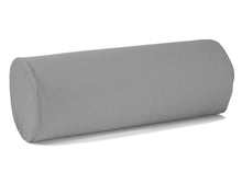 Load image into Gallery viewer, BodyHealt Roll Bolster Pillow, Lumbar Support Cushion for Office Chair, Car, or Bed. Cervical Neck Pillow for Spine &amp; Neck Support. Firm Density, Memory Foam Pillow with Removable Cover, 5X12&quot; (Gray)