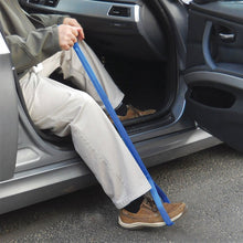Load image into Gallery viewer, BodyHealt Leg Lifter Strap, Foot Loop with Hand Grip for Senior, Elderly, Handicapped, Disability aids. Mobility Aid for Car, Bed, Couch, Hip Replacement &amp; Wheelchair. Long Band, Foot Lifter Strap.
