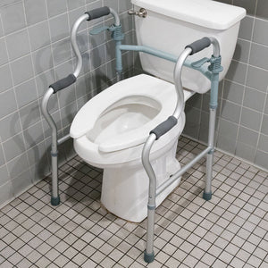 BodyHealt Easy to Rise Folding Walker - Toilet Safety Frame - Sit-to-Stand