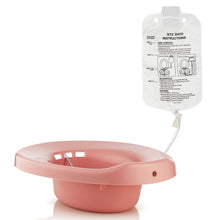 Load image into Gallery viewer, BodyHealt Toilet Sitz Bath for Hemorrhoids Treatment - Over The Toilet, Perineal Soaking Bath - for Hemorrhoids Relief - for Pregnant Women, Color Rose