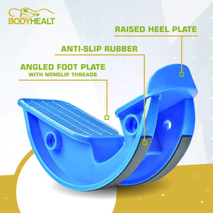 BodyHealt Foot Rocker Calf, Ankle & Foot Stretcher - Reduces Pain, Caused by Plantar Fasciitis, Achilles Tendonitis, and Tight Calf Pain