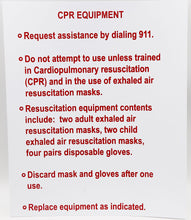 Load image into Gallery viewer, BodyHealt CPR Kit State of New York Restaurants With Sign