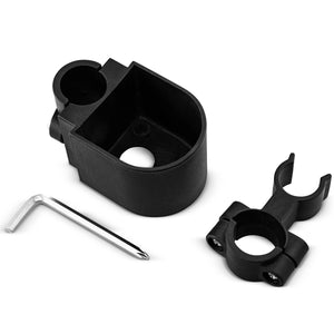 Bodyhealt Adjustable Cane Holder for Most Walkers, Wheelchairs, Rollators, and Knee Scooters, Crutches - Black