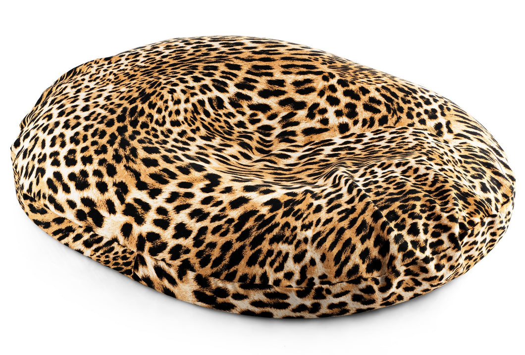 BodyHealt Donut Seat Ring Cushion Comfort Pillow for Hemorrhoids, Coccyx, Prostate, Pregnancy, Post Natal Pain Relief, Surgery (Leopard, 18 Inch)